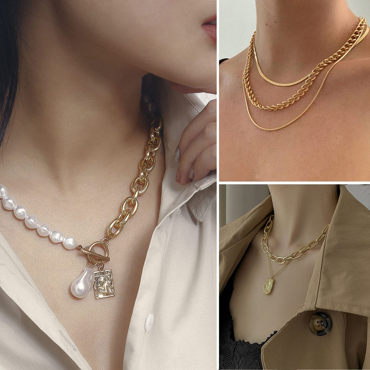 Gold-Tone Fashion Jewelry Set – Multiple Styles