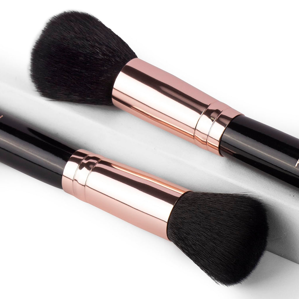 16-Piece Makeup Brush Set with Eyebrow Razor