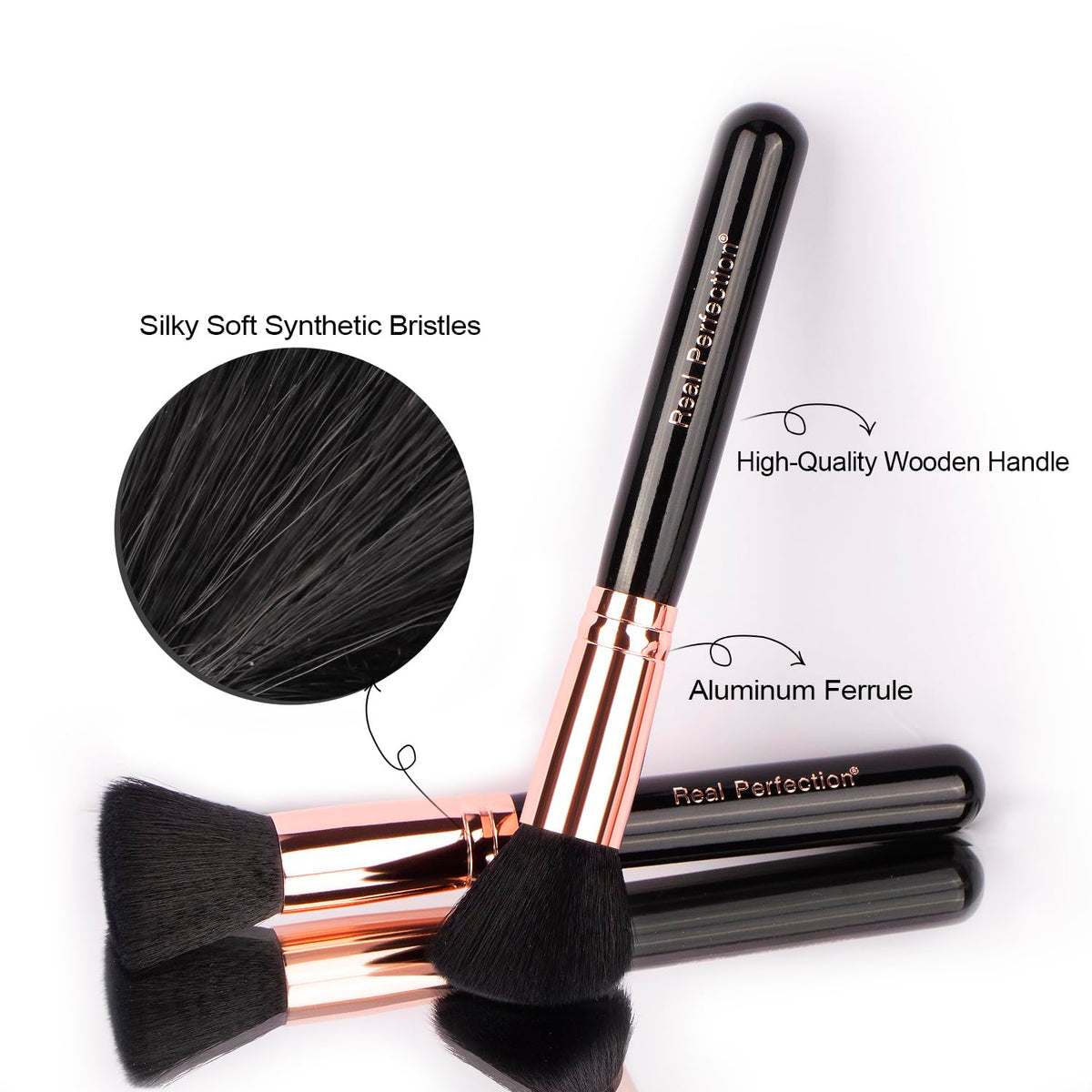 16-Piece Makeup Brush Set with Eyebrow Razor