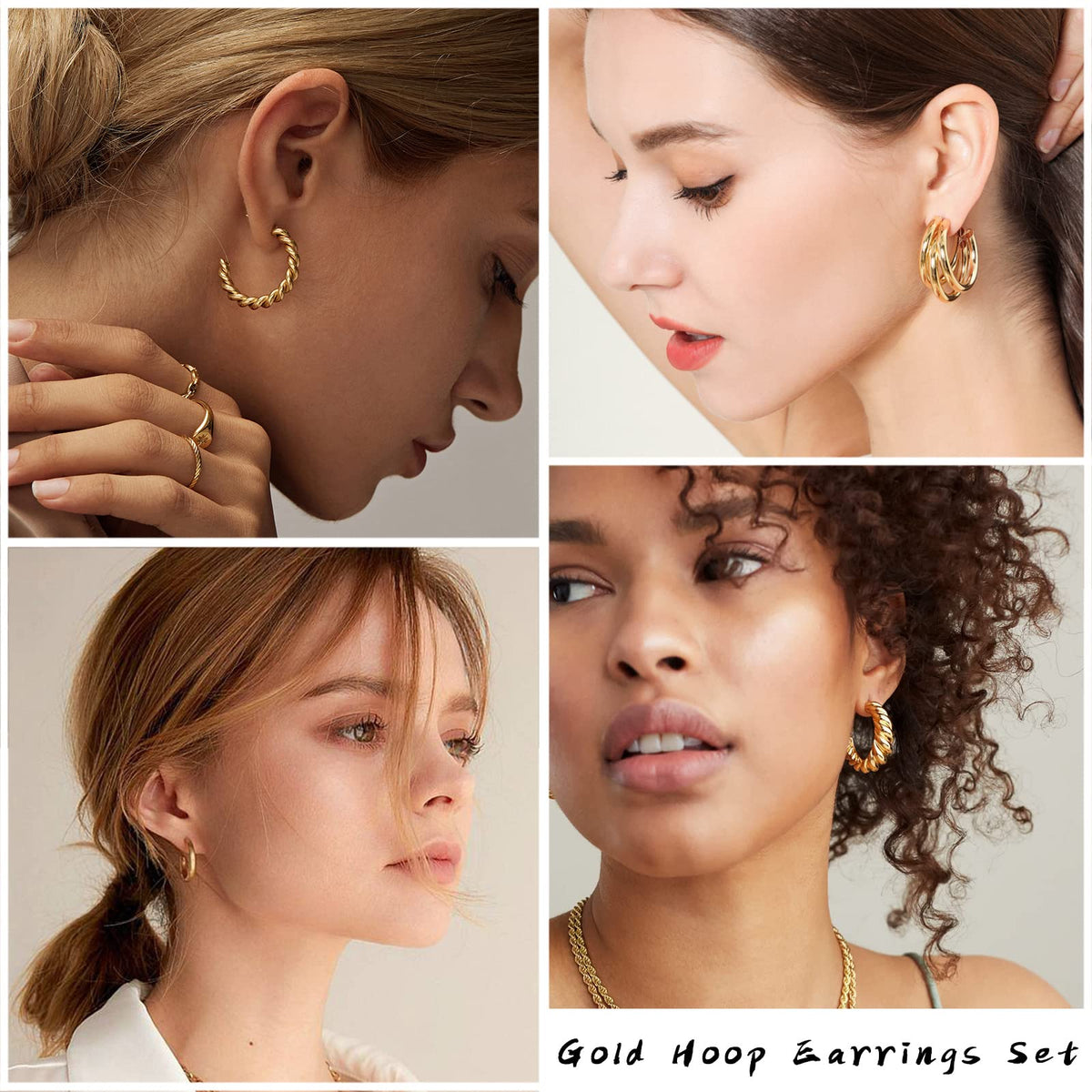 Gold-Tone Fashion Jewelry Set – Multiple Styles
