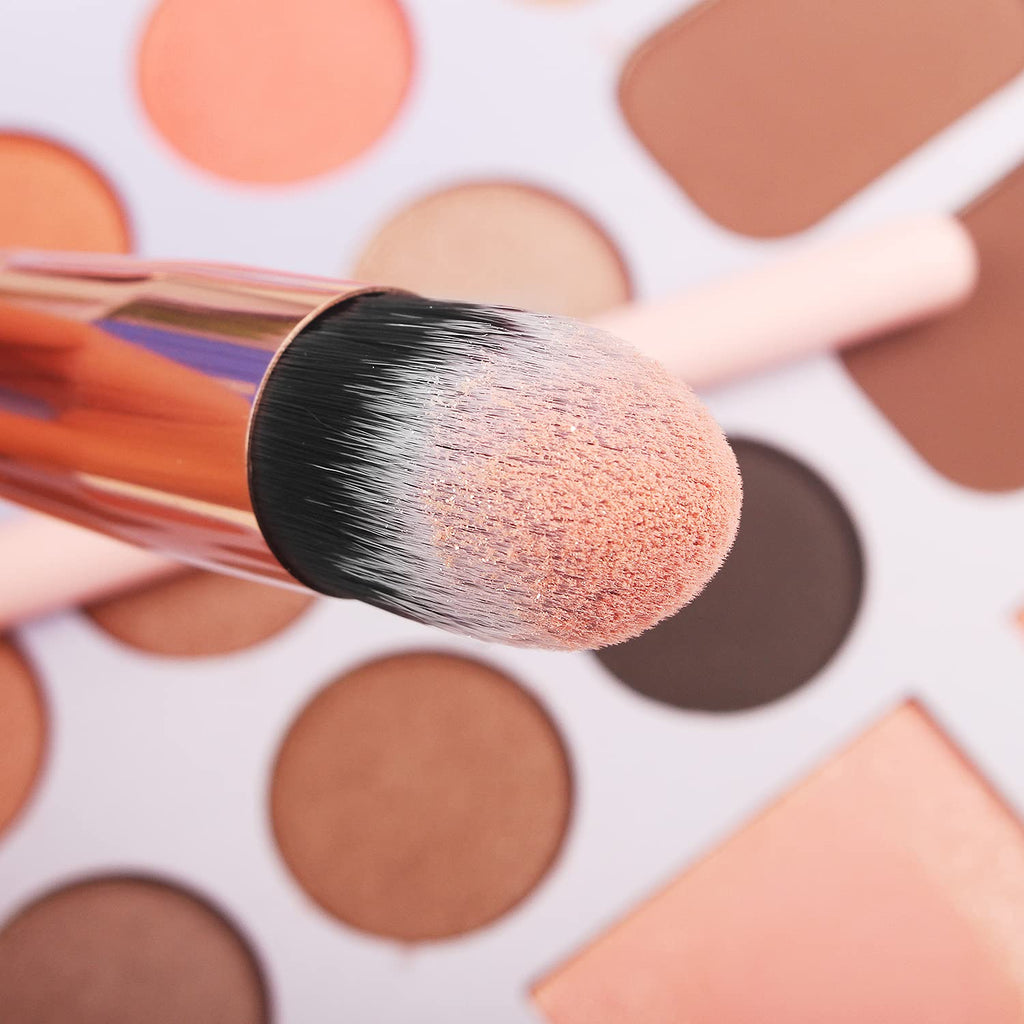 16-Piece Makeup Brush Set with Eyebrow Razor