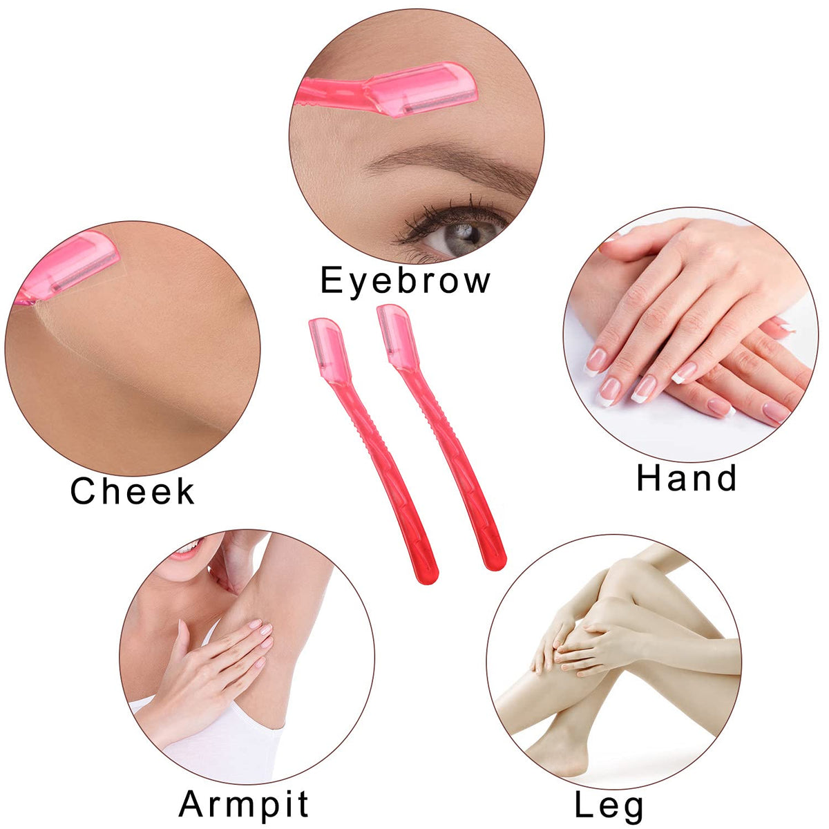 16-Piece Makeup Brush Set with Eyebrow Razor