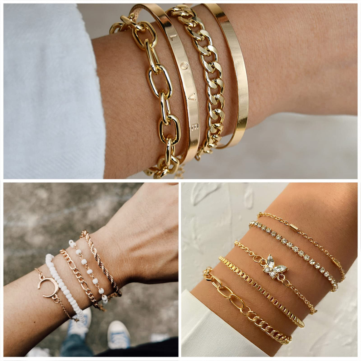 Gold-Tone Fashion Jewelry Set – Multiple Styles