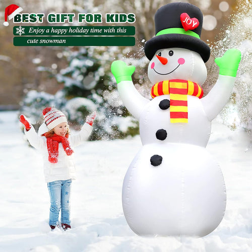 7 FT Christmas Inflatables Giant Snowman
