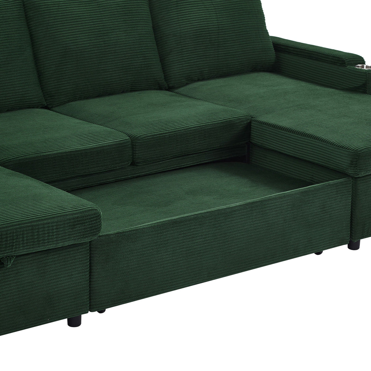 U Shaped Sectional Sofa Bed with