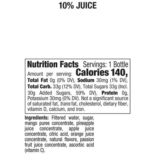 Tropicana Refreshers Pineapple Mango Juice Drink – 11 fl oz