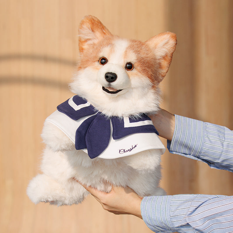 Plush Corgi Backpack with Detachable Straps