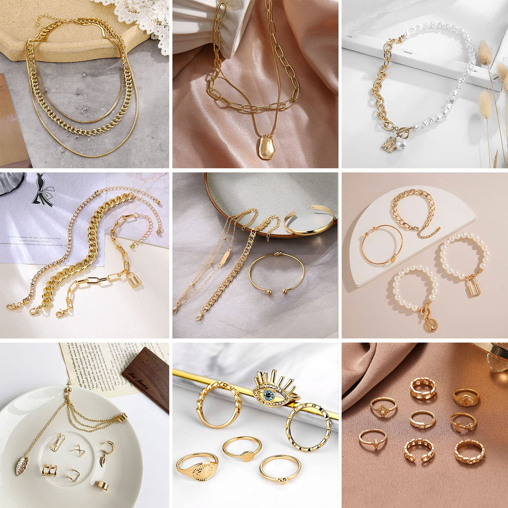 Gold-Tone Fashion Jewelry Set – Multiple Styles