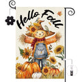 BACCESSOR Scarecrow Garden Flag, 12.5 × 18 in