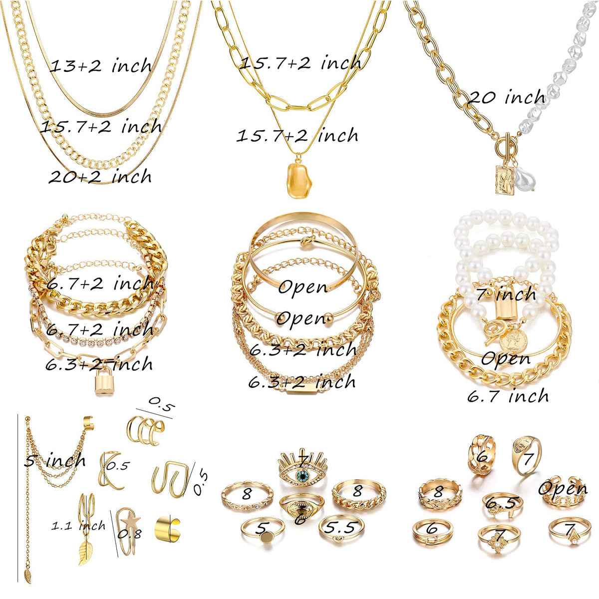 Gold-Tone Fashion Jewelry Set – Multiple Styles