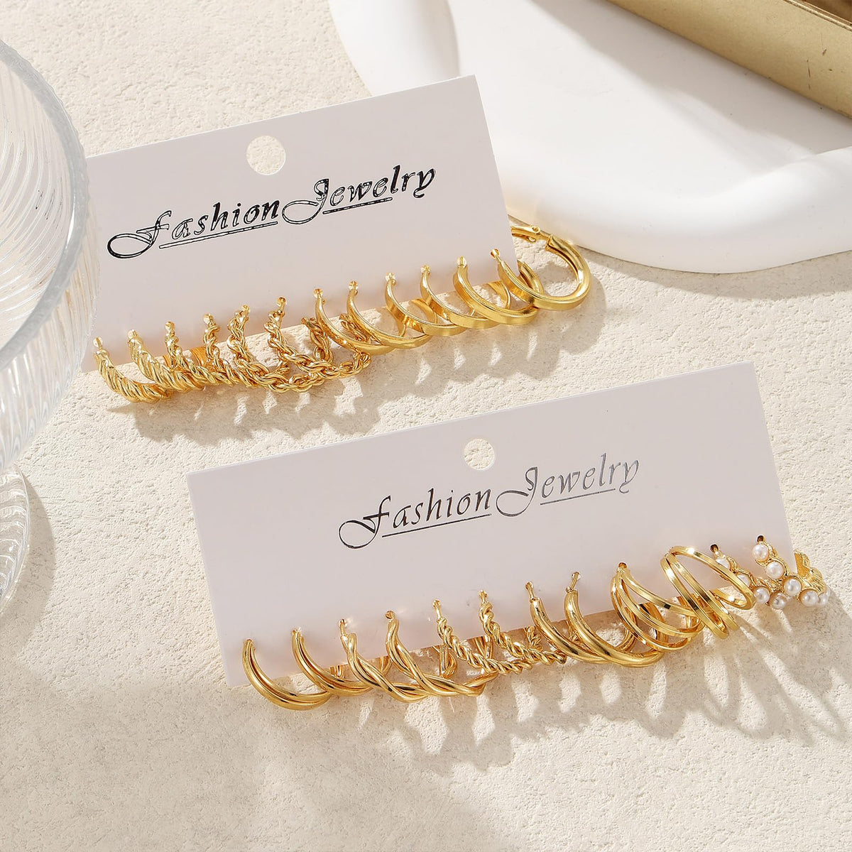 Gold-Tone Fashion Jewelry Set – Multiple Styles