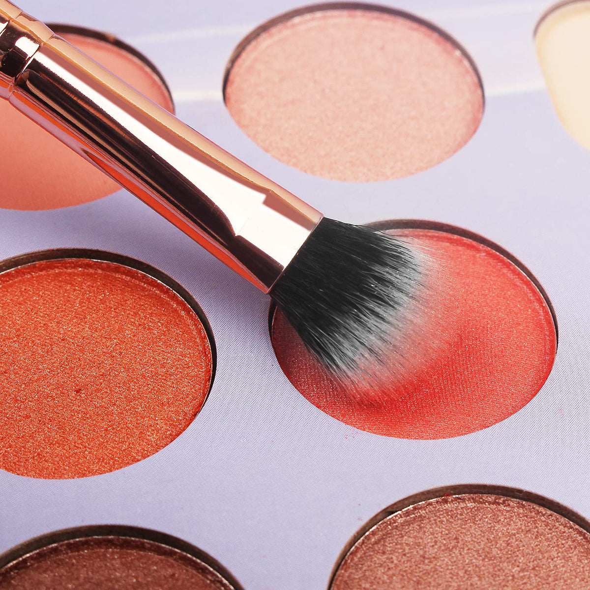 16-Piece Makeup Brush Set with Eyebrow Razor