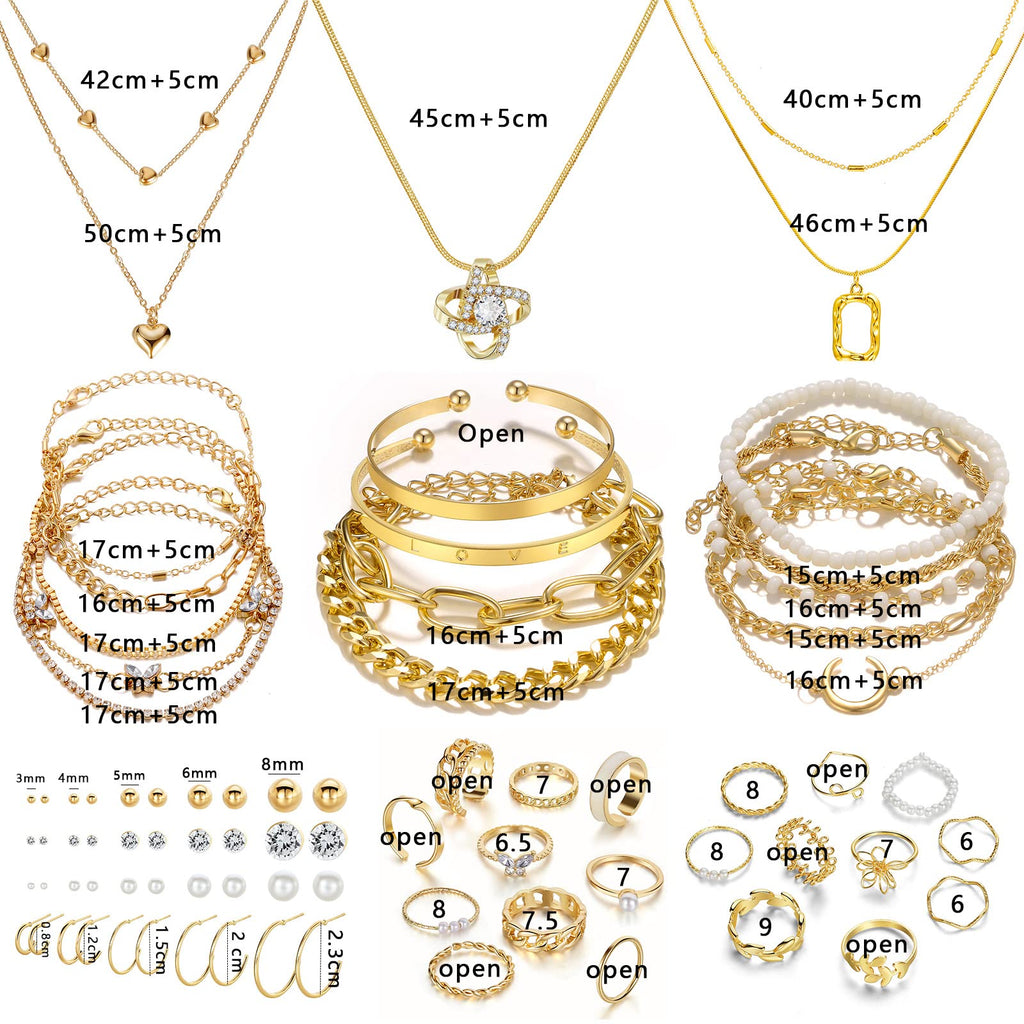 Gold-Tone Fashion Jewelry Set – Multiple Styles