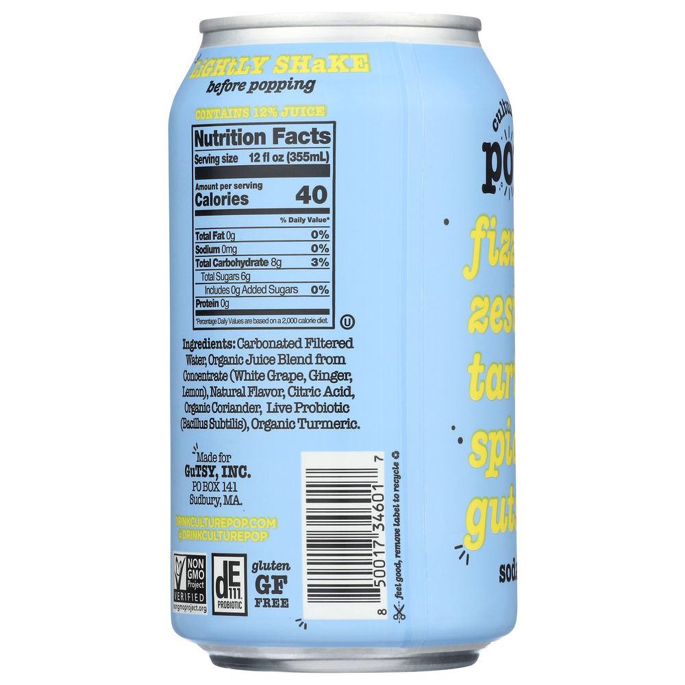 CULTURE POP: Ginger Lemon & Turmeric