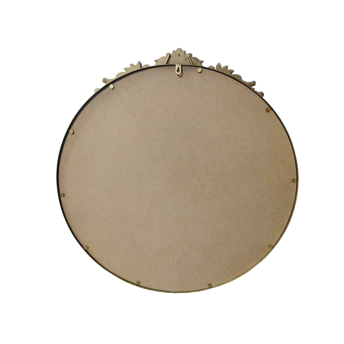 33.27" Round Vintage Relief Mirror Wall Hanging Elegant Decorative Mirror for Home Decor Retro Beautiful Design,Perfect for Living Room Bedroom and Hallway mirror,vintage