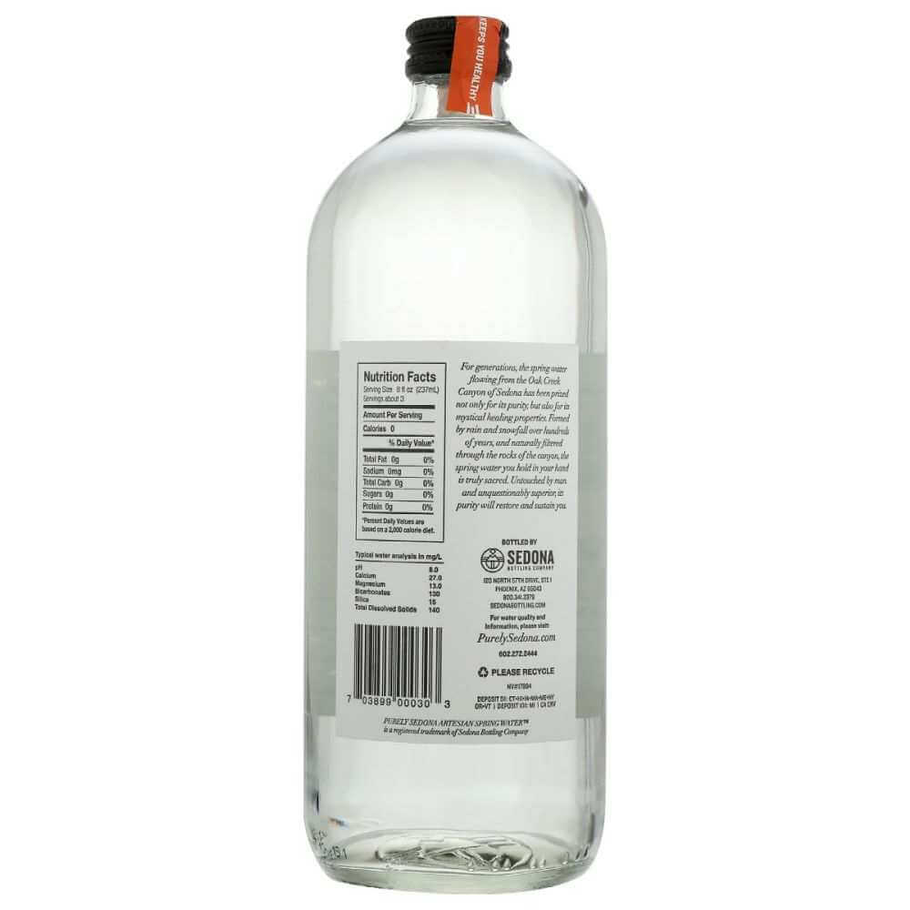 PURELY SEDONA: Water Spring Artesian 25.4 floz