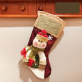 Santa, Snowman & Reindeer Christmas Stocking