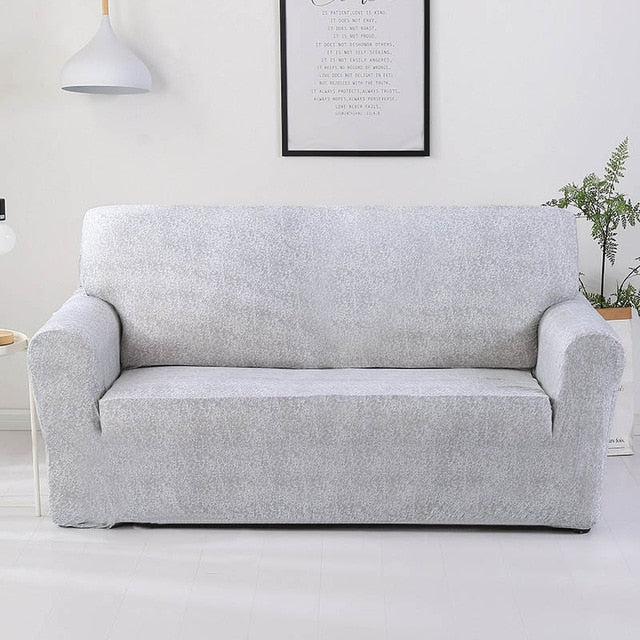Stretch Sofa Covers Furniture Protector Polyester Loveseat Couch Cover l 1/2/3/4-seater Arm Chair Cover for Living Room