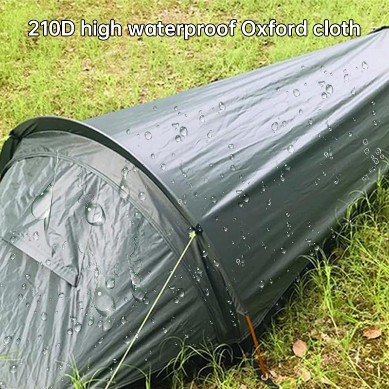 Single-Person Camping Tent & Outdoor Sleep Gear
