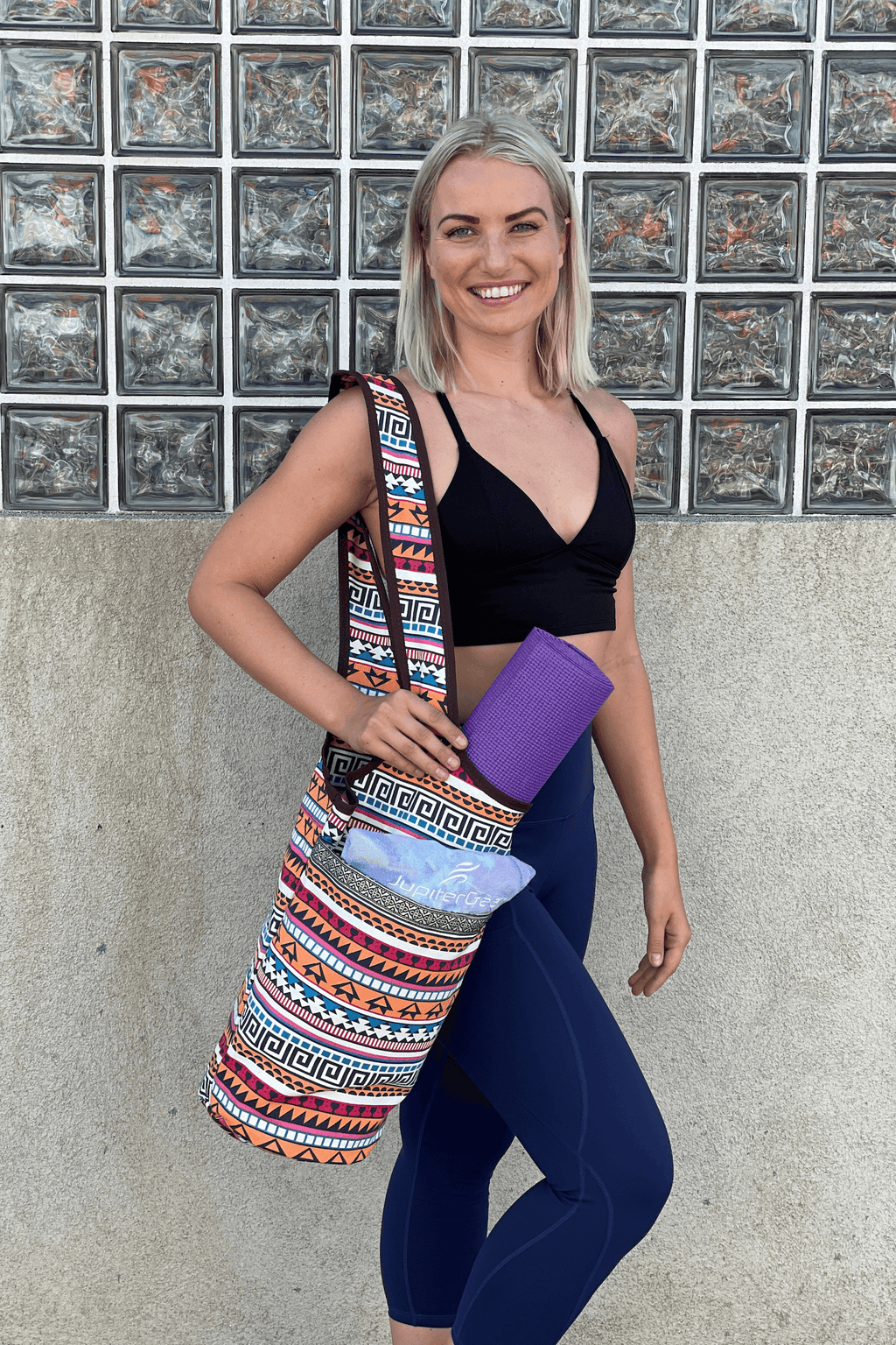 JupiterGear Yoga Mat Carrying Tote Bag