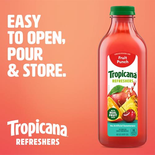 Tropicana Refreshers Fruit Punch Juice Drink – 46 fl oz