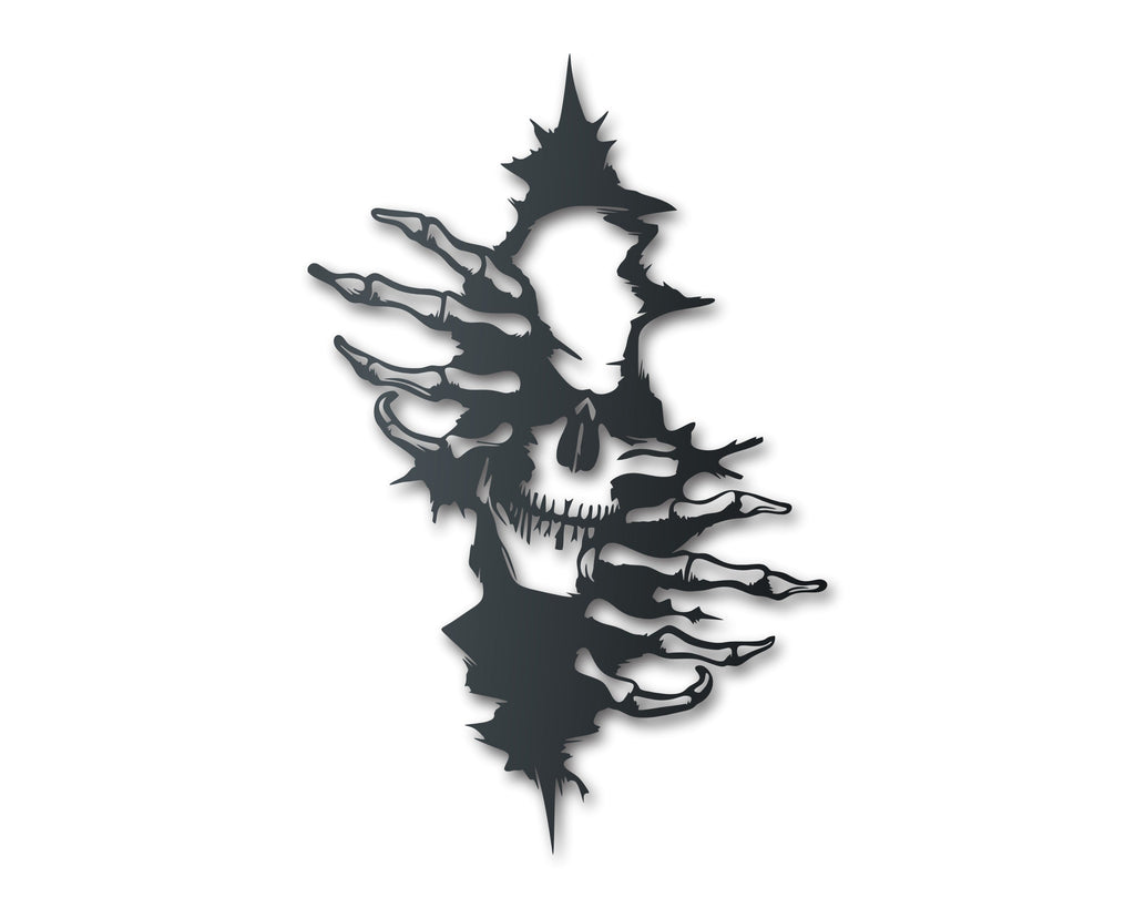 Metal Skull Wall Art