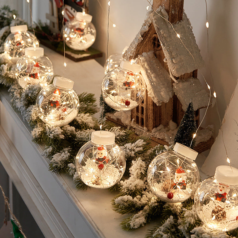 Christmas Wishing Ball String Lights, 10 Balls