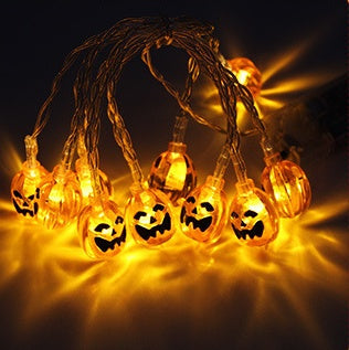Halloween Lantern String Lights, 10 LEDs