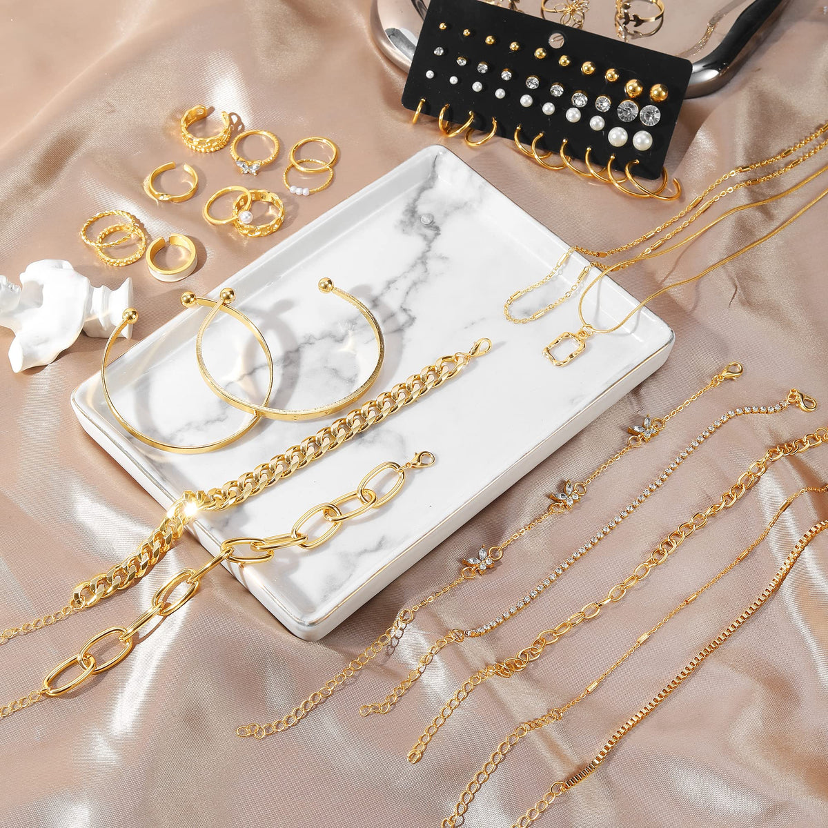 Gold-Tone Fashion Jewelry Set – Multiple Styles