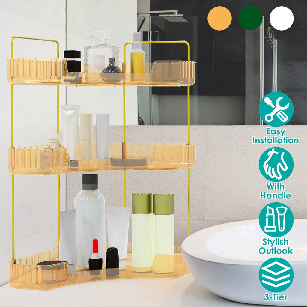 Bathroom Countertop Organizer 3 Tier Corner