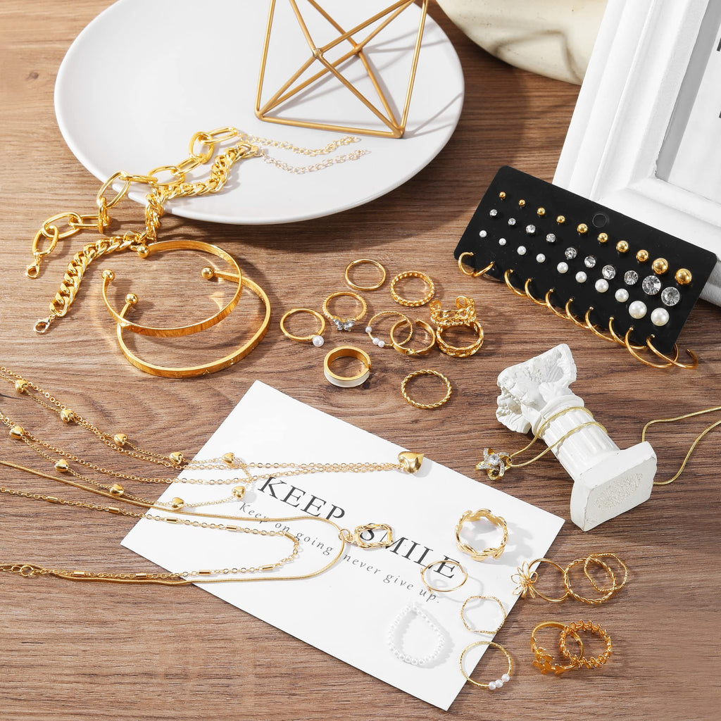 Gold-Tone Fashion Jewelry Set – Multiple Styles