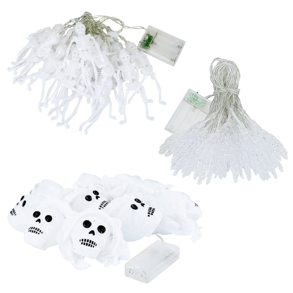 Halloween String Lights, 3-Piece Set, 50 LEDs