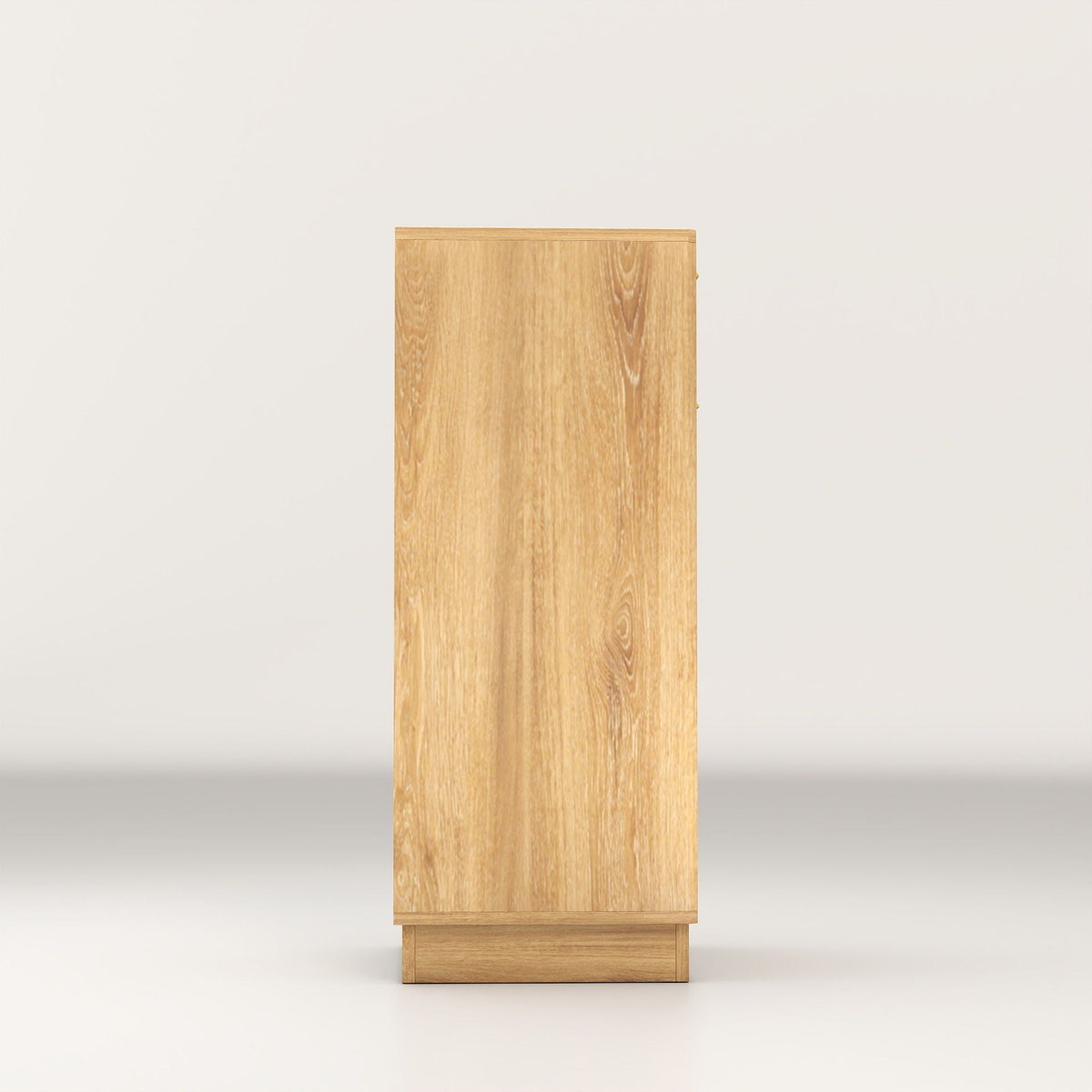 Tilt-Out Trash Cabinet with Wave-Textured Drawer