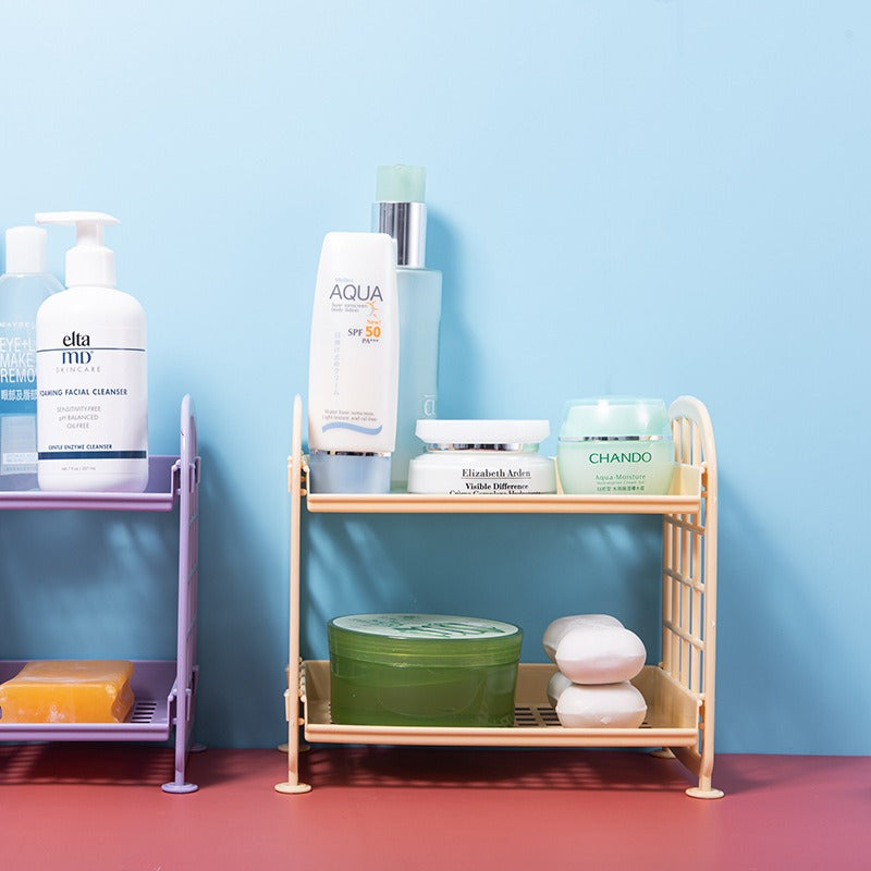 Double Storage Rack Kitchen Small Shelf