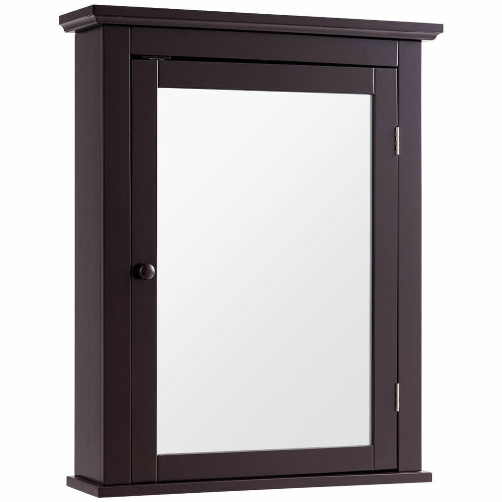 Bathroom Wall Mounted Storage Mirror Medicine