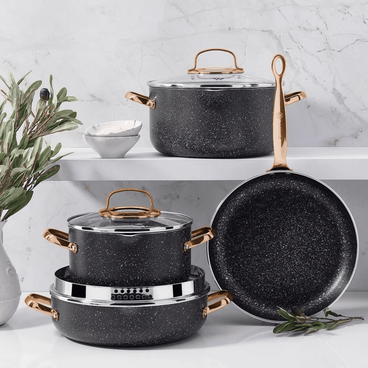 Korkmaz Galaksi 7 Piece Non Stick