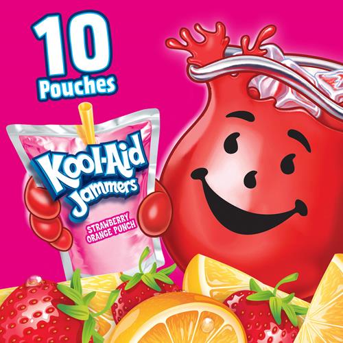 Kool-Aid Jammers Sharkleberry Fin Strawberry Orange 10 Ct