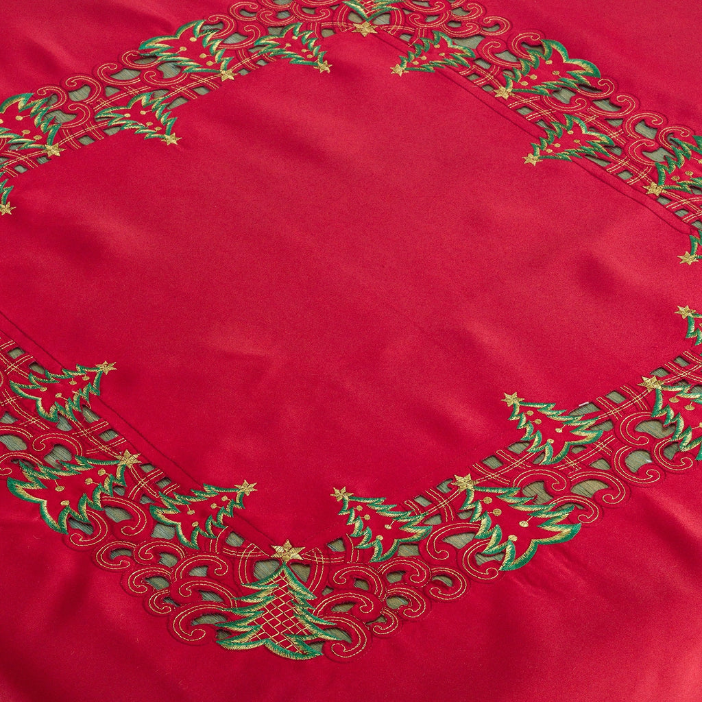 Fennco Styles Pandoro Christmas Tree Table Linen