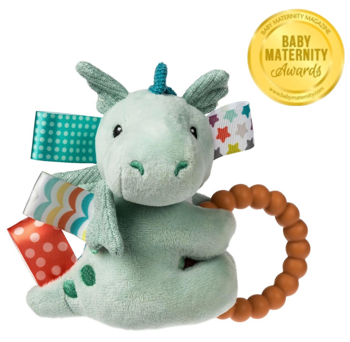 Soft Sensory Plush Baby Toy with Rattles & Teething Features for Infants