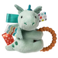 Sensory Plush Baby Toy with Rattle & Teether