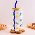 Sundays in the Bluebonnets 16 oz Glass Cup Set