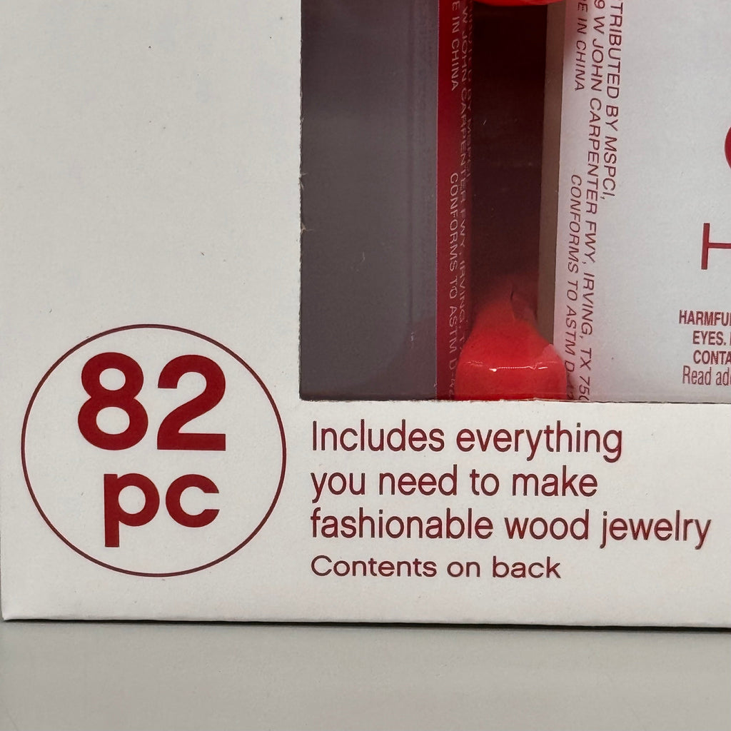 CRAFTSMART Fashionable Wood and Resin Jewelry 82pc