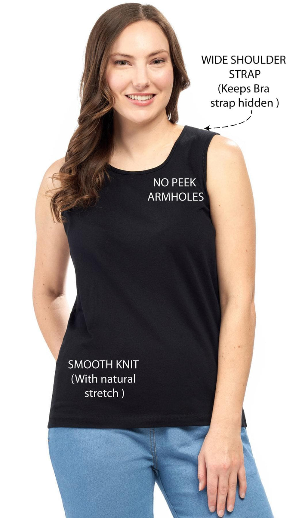 Women's Classic Relaxed Fit Sleeveless Tank
