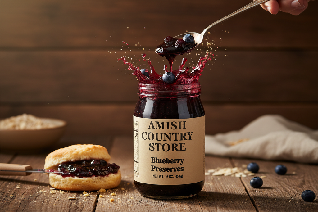 Blueberry Preserves 16 oz