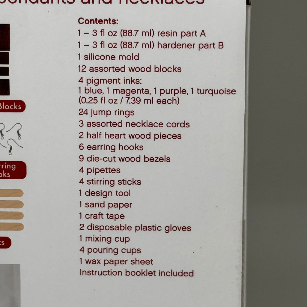 CRAFTSMART Fashionable Wood and Resin Jewelry 82pc