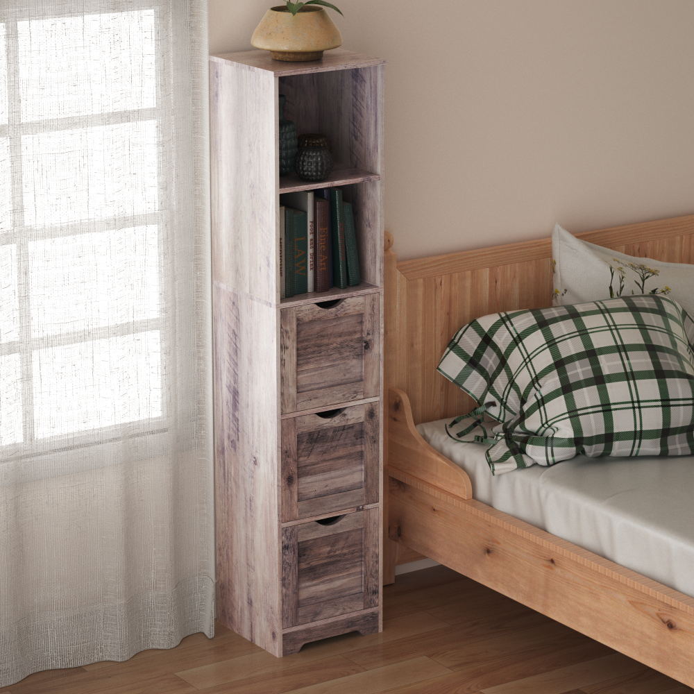 Bathroom Floor Cabinet with 3 Drawers