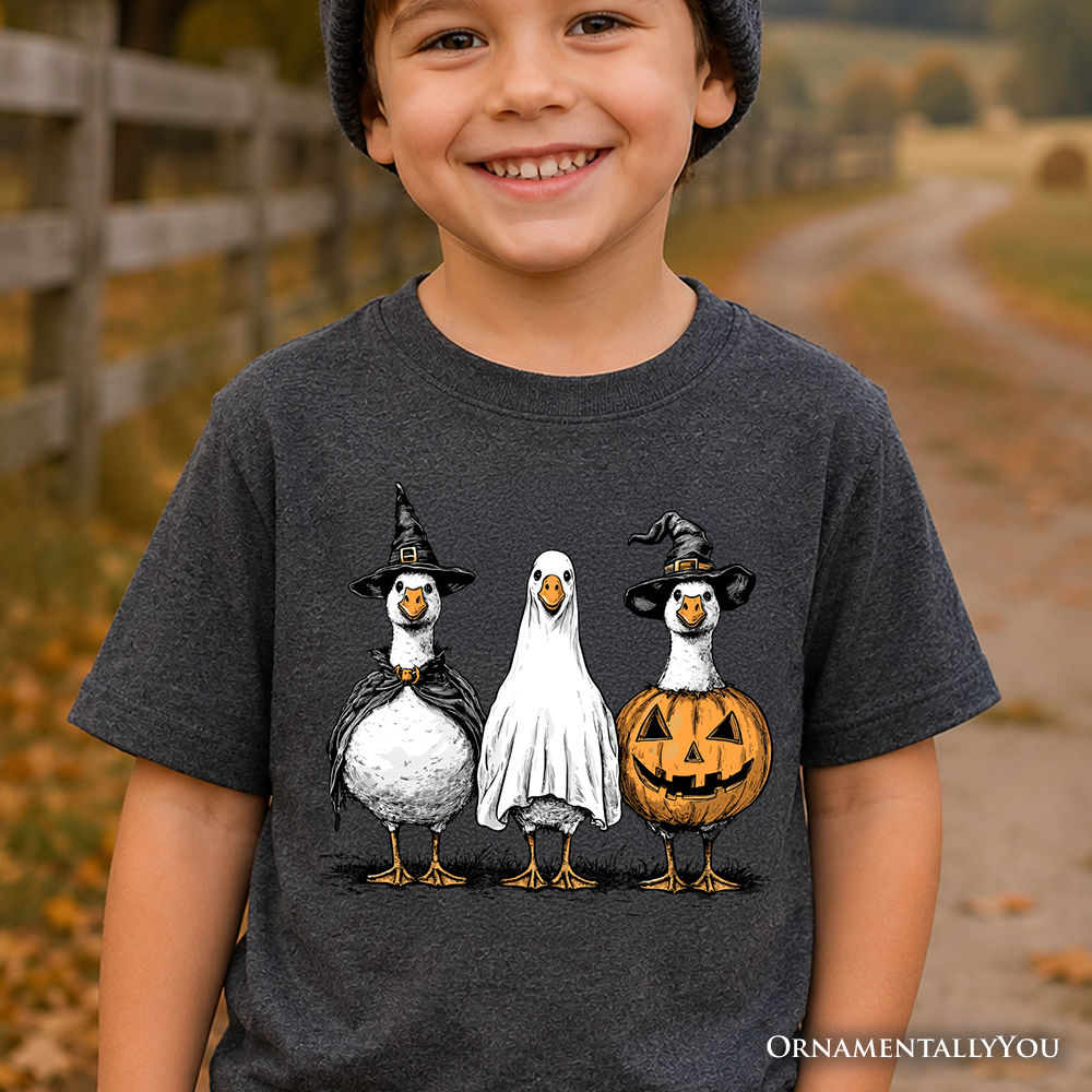 Kids' Haunting Honkers Goose Halloween T-Shirt