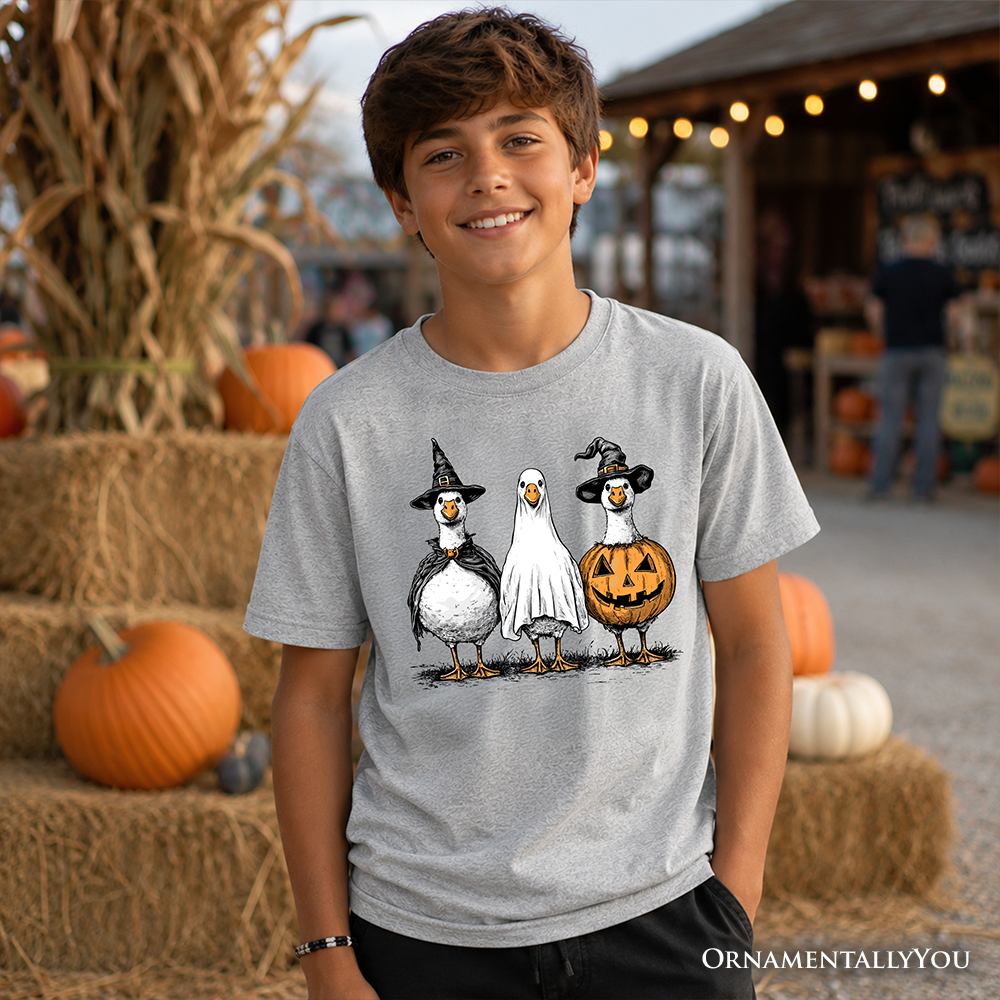 Kids' Haunting Honkers Goose Halloween T-Shirt