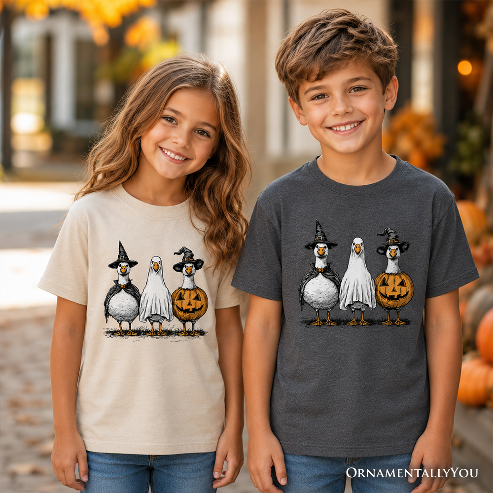 Kids' Haunting Honkers Goose Halloween T-Shirt