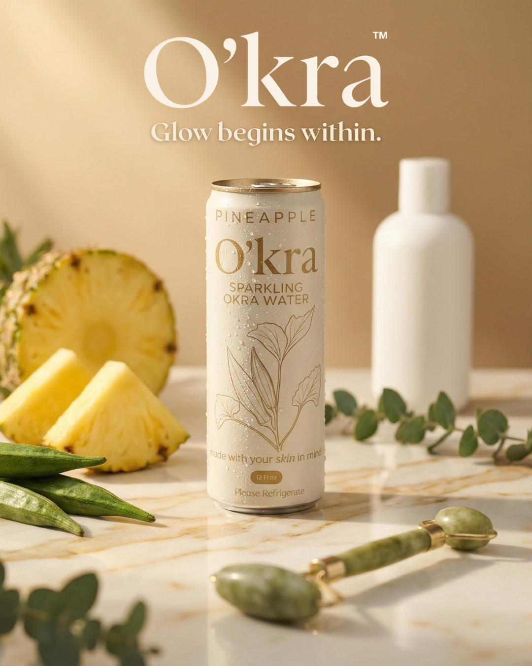 O’kra – Sparkling Okra Water (Pineapple)